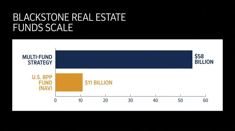The secondary sale targets the U.S. vehicle within Blackstone's broader $58 billion Property Partners strategy.