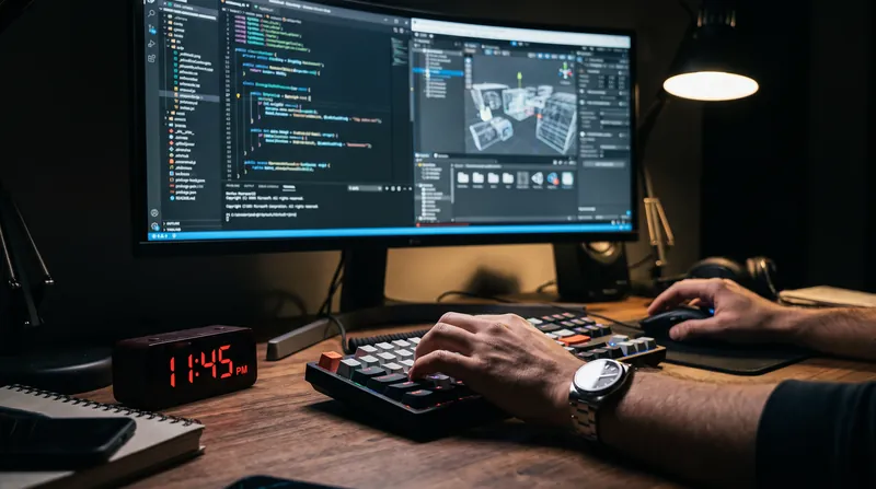 Late-night 'crunch' sessions expose studios to massive back-pay liabilities if employees are misclassified.