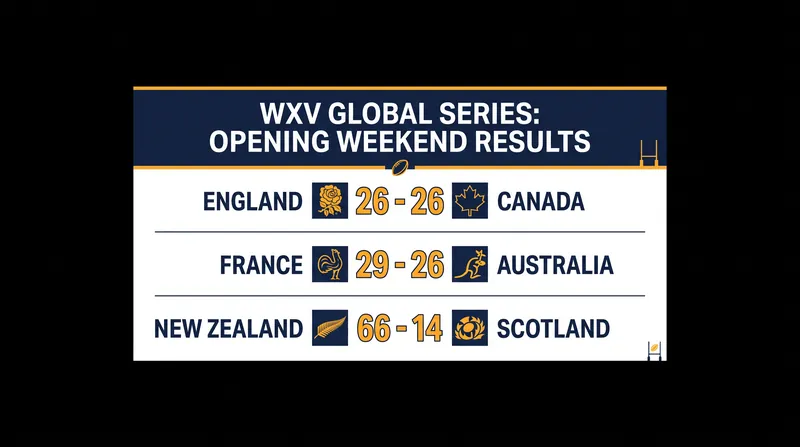The opening weekend of the revamped WXV Global Series delivered tight contests and high-scoring affairs.