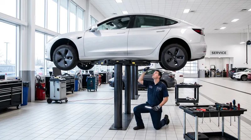 The software update requires a physical visit to a dealership service center.