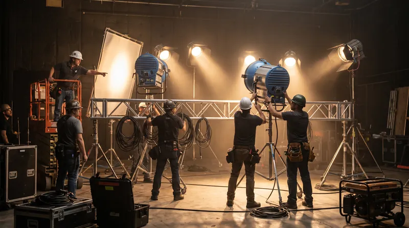 Below-the-line costs are metered by the hour, making physical production the most volatile portion of the budget.