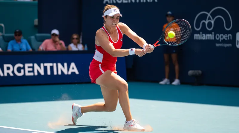 Nadia Podoroska became the first Argentinian woman to reach a WTA singles final since 2013.