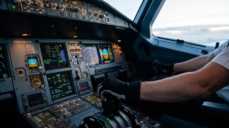 Pilots manage the balance of forces by adjusting pitch for airspeed and thrust for altitude.
