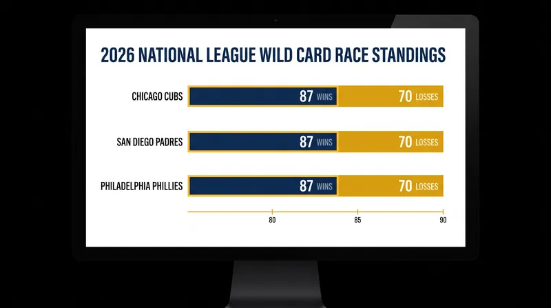 The Padres are locked in a three-way tie for the National League Wild Card spots.
