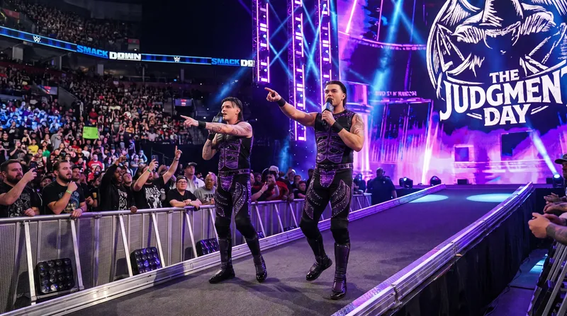 Dominik Mysterio and JD McDonagh interrupted Penta's emotional opening address, sparking a two-on-one brawl.