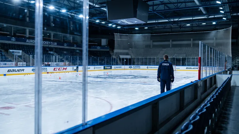 The Jets opened their 2026 training camp without their franchise goaltender on the ice.