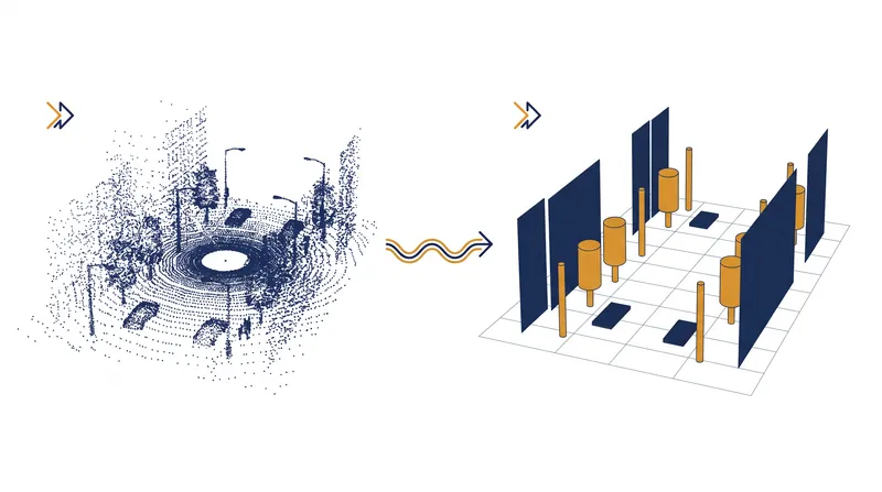 To save computational resources, modern SLAM algorithms extract distinct geometric features rather than comparing raw sensor data.