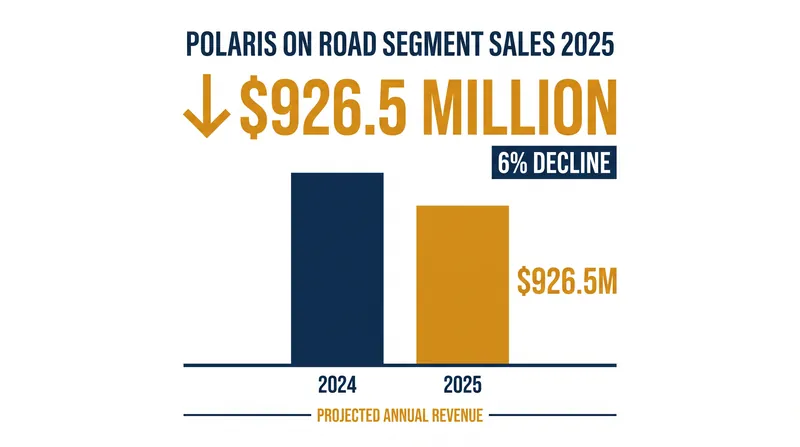 Polaris's On Road segment faced a 6 percent sales decline in 2025 before the divestment.