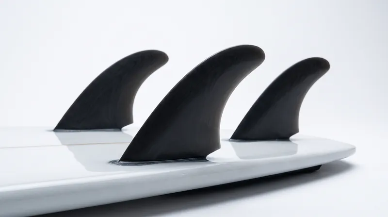 The rake, or sweep angle, determines the length of the arc a board will carve during a turn.