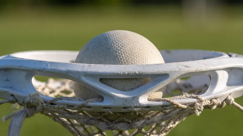 A legal pocket exposes a fraction of the ball above the sidewall, allowing defenders to dislodge it.