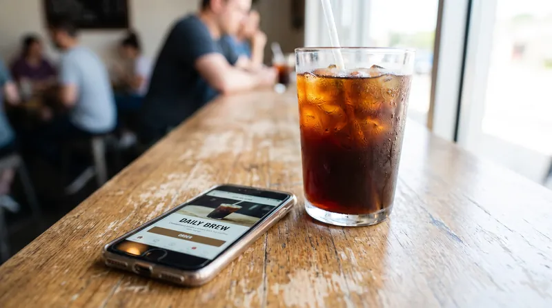 A record 40 percent of consumers who purchased coffee away from home ordered through a mobile app.