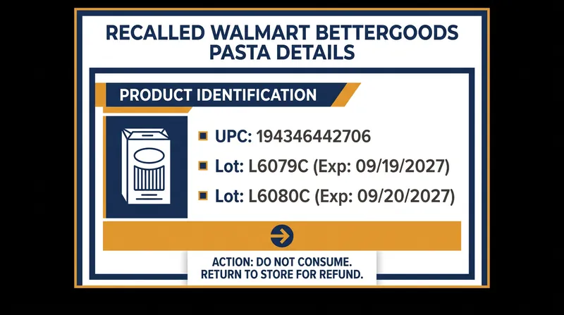 Consumers should check the back of the 22-ounce yellow packaging for the specific lot codes.