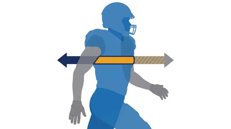 Under IFAB Law 11, the arms and hands are excluded from offside calculations, with the boundary drawn at the bottom of the armpit.