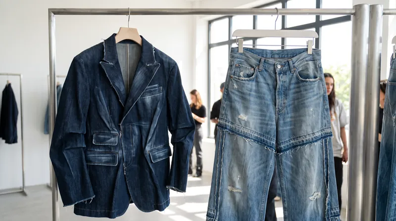 During his six-year tenure, Martens rewired Diesel's visual language with experimental fabric treatments.