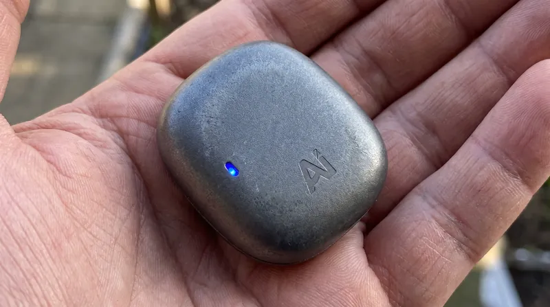 The Muse Charm offloads compute and battery weight from the headset to the user's pocket.