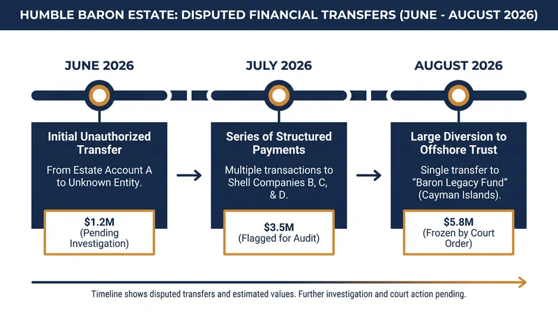 Unauthorized post-petition transfers became a central focus in the court's decision to order liquidation.