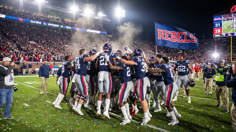 Ole Miss vaulted into the top four after outlasting LSU in a 32-24 shootout.