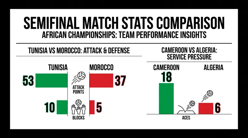 Semifinal statistical dominance secured World Cup berths for both Cameroon and Tunisia.