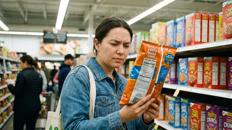 Ultra-processed foods often contain emulsifiers, artificial colors, and preservatives rarely found in a home kitchen.