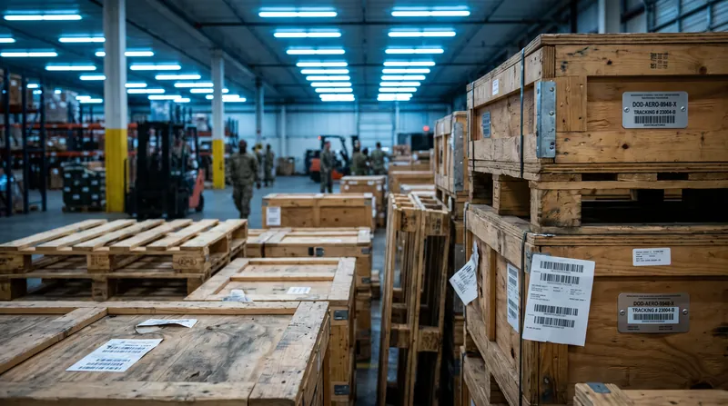 The F-35 program relies on a distributed global logistics network to move over 300,000 individual parts per aircraft.
