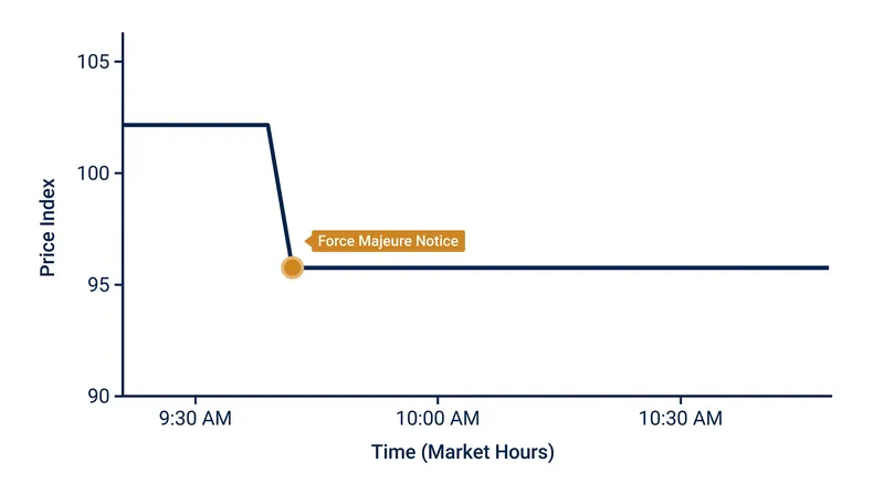 Oracle shares fell sharply in premarket trading following the disclosure of the New Mexico project delays.