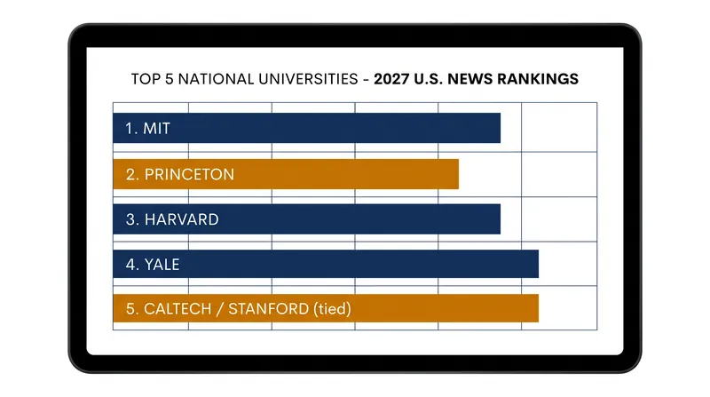The 2027 rankings saw MIT overtake Princeton for the first time since 2012.