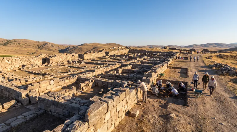 The ancient Hittite capital of Hattusha in central Turkey, where the clay tablet fragment was excavated.