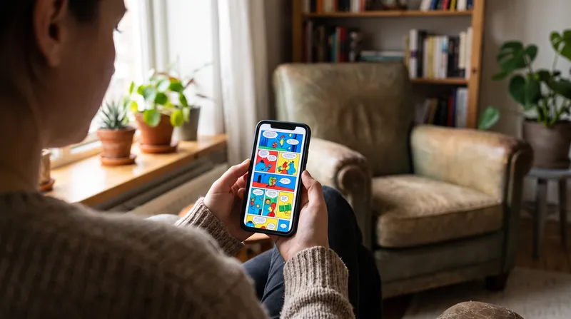 Tapas helped popularize the vertical-scrolling webtoon format for English-speaking audiences.