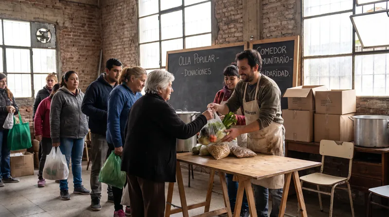 Community organizations and barter clubs have seen a resurgence as families struggle to afford basic necessities.