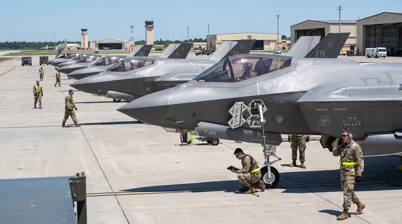 The first eight German F-35s will remain in the United States at Ebbing Air National Guard Base for pilot training.