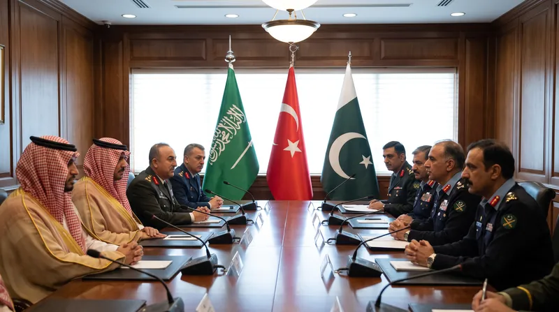 Military chiefs from Saudi Arabia, Turkey, and Pakistan are convening under the newly signed Makkah Joint Defence Agreement.