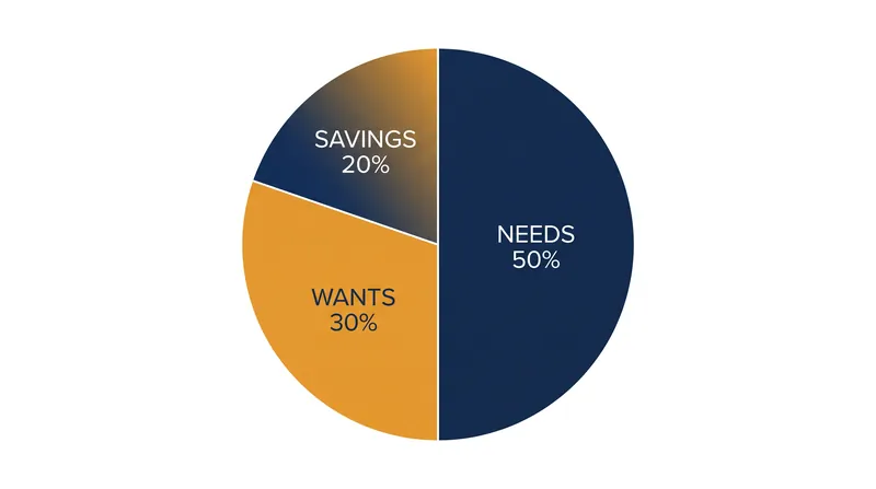 The standard 50/30/20 allocation reserves half of your income for essentials.