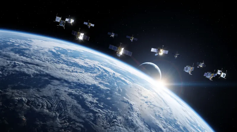 Iridium operates a global mobile satellite network providing voice, data, and maritime connectivity.