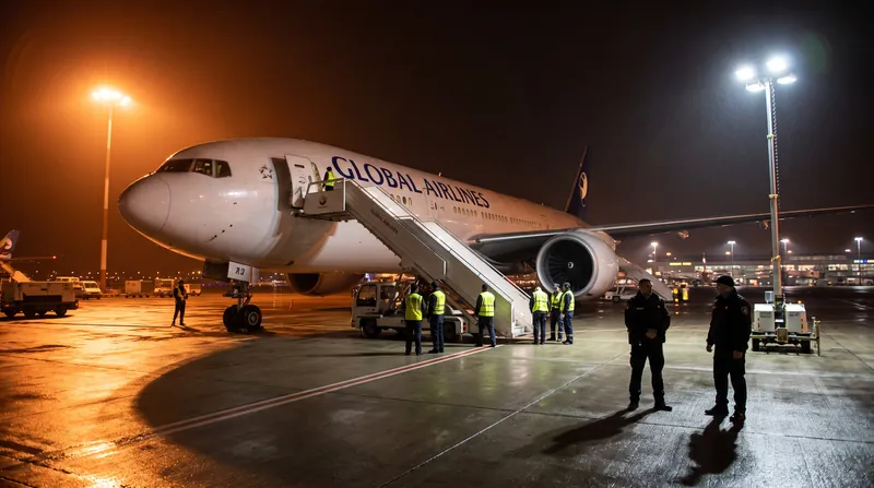 The appellate court's late-night order forced the immediate cancellation of a deportation flight bound for three African nations.