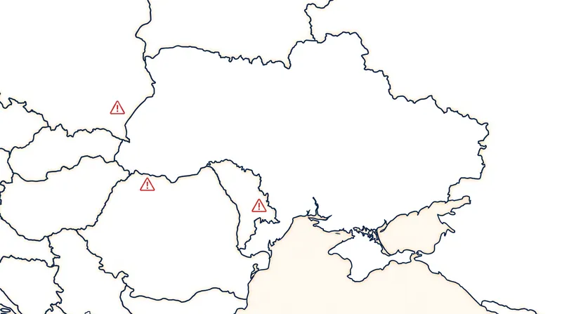 The overlapping incidents occurred across three European nations within a 24-hour window.