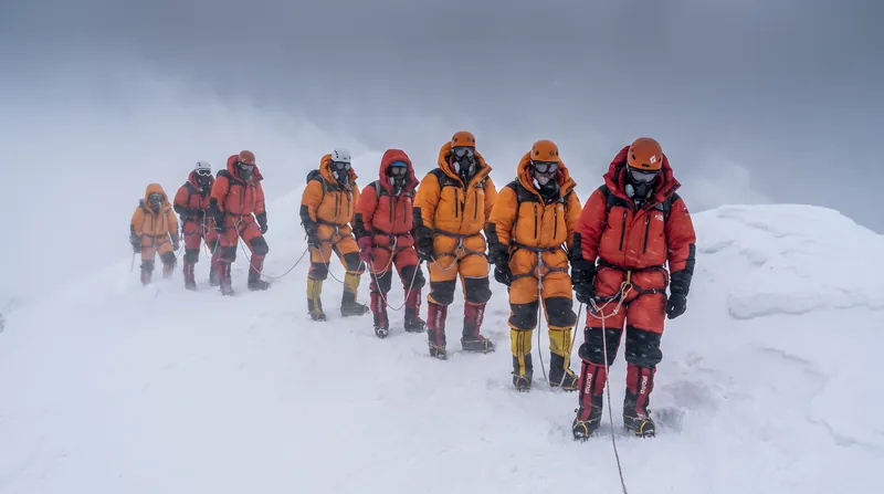 Climbers retreated from the upper camps as unstable snow slabs made the route to the summit impassable.
