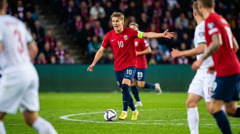 Norway captain Martin Ødegaard provided two crucial assists, including the setup for Haaland's 74th-minute winner.