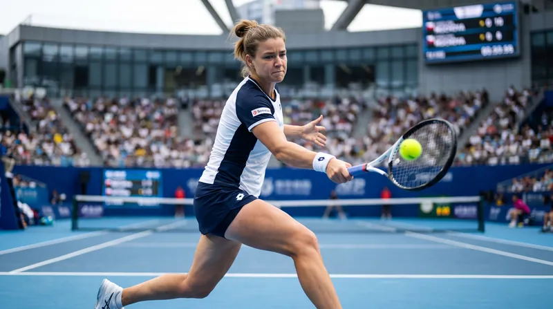 Karolina Muchova overcame a 2-4 first-set deficit to defeat Jessica Bouzas Maneiro.