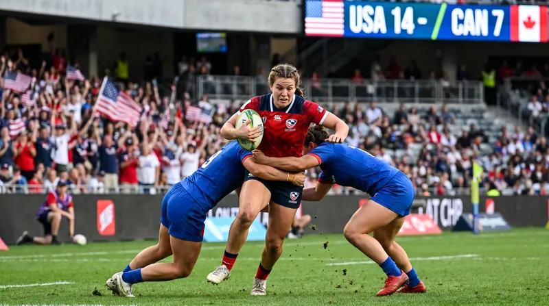 The USA Women's Eagles surged to 6th in the world rankings after a massive 40-36 comeback victory over Ireland.
