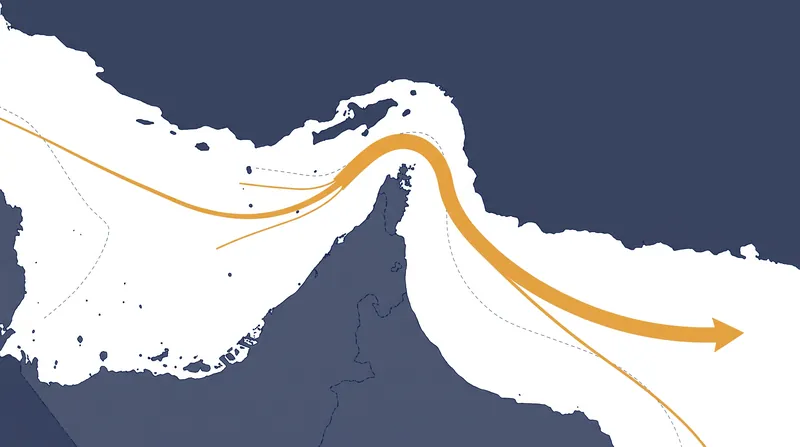 The strategic waterway has served as the central bargaining chip in the seven-month conflict.