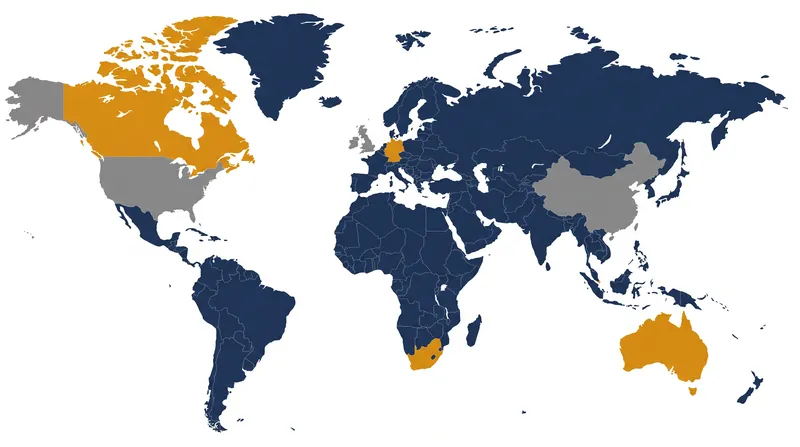 The coalition spans multiple continents, though major AI development hubs like the US and China abstained.