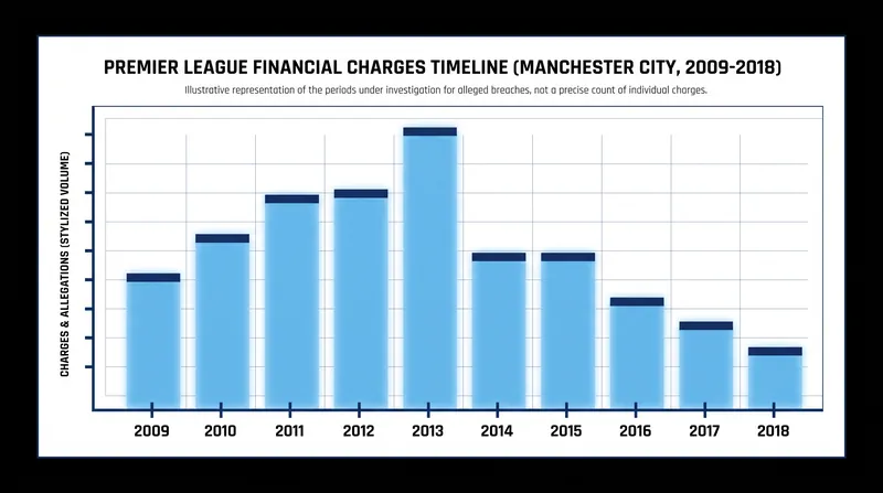 The 114 guilty verdicts span a nine-year period of the club's accounting history.