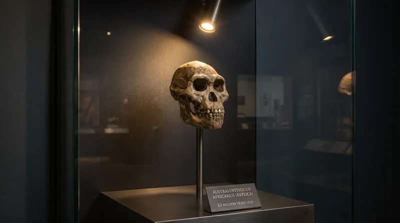 The fossilized remains exhibit a modern facial structure paired with an elongated, archaic braincase.