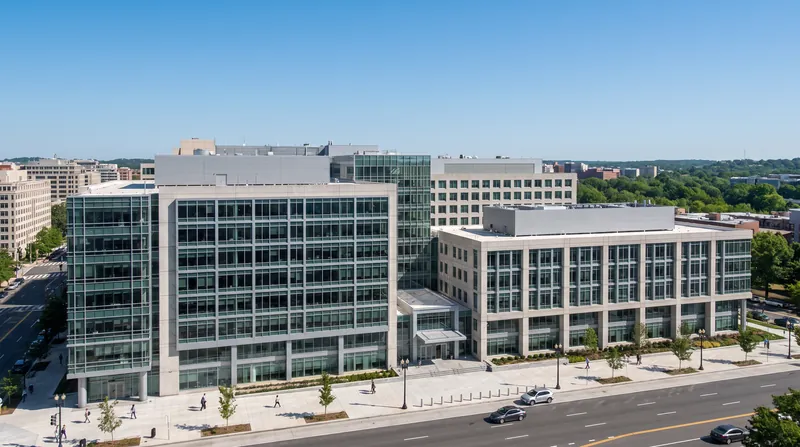 Exterior view of the Centers for Medicare and Medicaid Services headquarters building in Washington D.C.