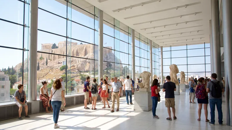 The purpose-built Acropolis Museum in Athens, where Greece hopes to permanently reunify the surviving frieze.