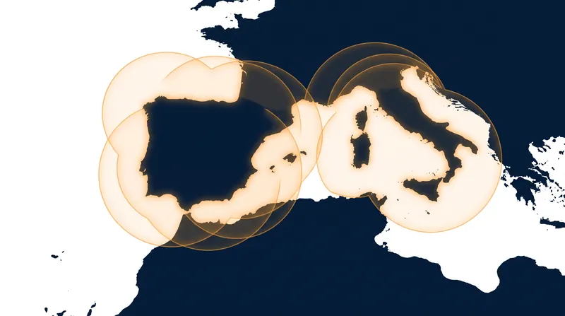 A 600-kilometer range allows drones launched from the Mediterranean to reach deep into Southern Europe.