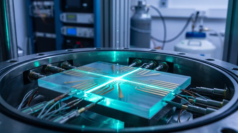 The experiment utilized 13 yttrium ions suspended in an electromagnetic trap to emulate the strong nuclear force.