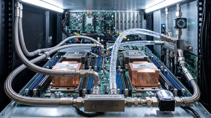 High-density AI workloads are forcing a transition to liquid cooling, which operates more efficiently than traditional air chillers.
