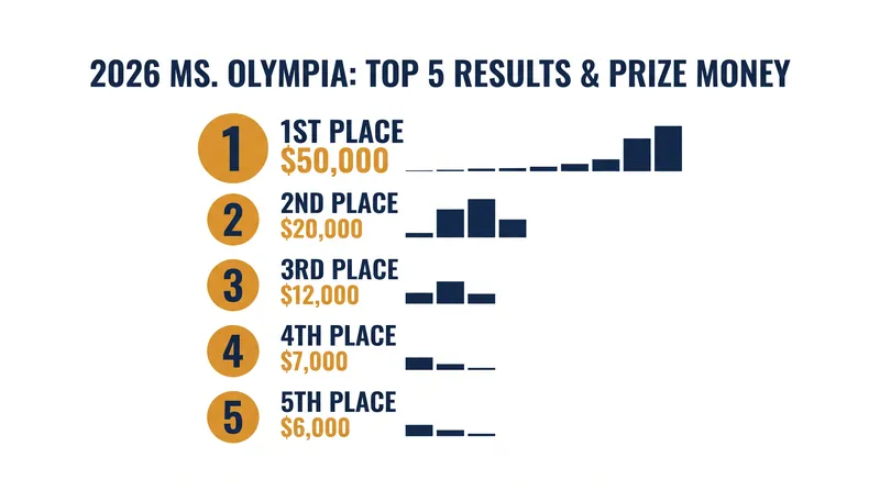 The top five competitors shared a $95,000 prize purse.