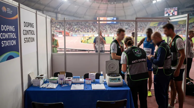 Out-of-competition testing relies on athletes maintaining accurate location data in a global database.